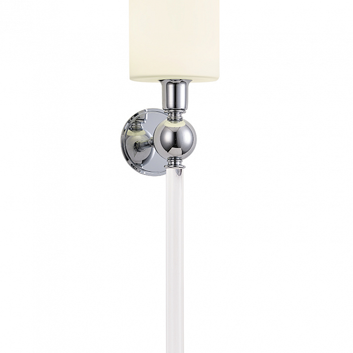 Бра Crystal Lux MIRABELLA AP1 CHROME/WHITE